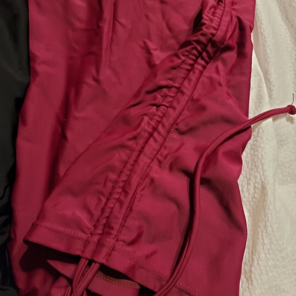 NWT PLUS SIZE TANKINI BOYSHORT ATHLETIC GYM SWIM BATHING SUIT STRAPPY BACK 22W - Picture 11 of 16